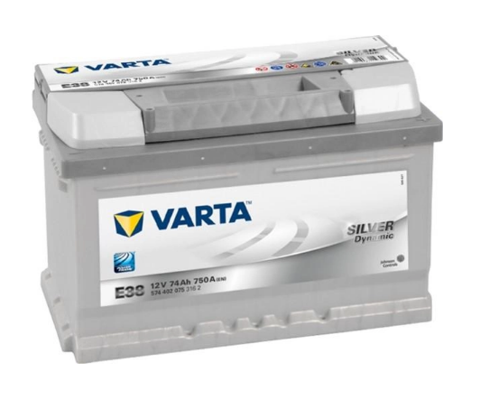 Акумулятор 74Ah-12v VARTA SD(E38) (278x175x175),R,EN750